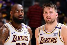 LEBRON AND ALUKA VS CLIPPERS 2025