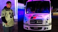 El altercado fue protagonizado por los conductores de dos camionetas justo en el momento en que el camión pasaba por el lugar