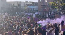 Manifestación 8 de marzo en Aguascalientes 