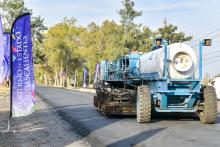 Repavimentación en la salida a Calvillo 