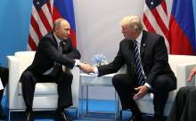 Donald Trump y Vladimir Putin 