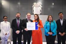 Tere Jiménez y empresarios