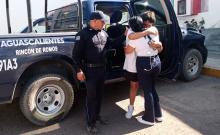 La menor fue victima de una extorsión telefónica y por eso se salió de su casa en Rincón de Romos