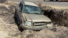 Camioneta accidentada 
