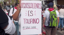 Manifestación a favor de actividades taurinas en la FNSM 2025 