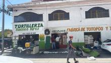 Flamazo en tortillería
