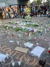 Periodistas y fotógrafos se manifiestan tras muerte de Berenice y Miguel en el AXE Ceremonia