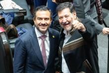 Yunes y Noroña: foto de Galo Cañas, Cuartoscuro