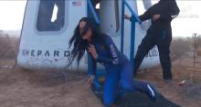 Katy Perry viajó al espacio 