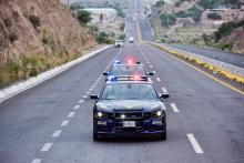 Policía en la carretera