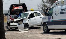 Su acompañante resultó herido de gravedad y fue trasladado a un Hospital en condiciones criticas