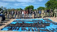 Detenidos podrían ser personas desaparecidas: Activistas ante hallazgo de campamento armado