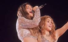  Shakira invitó a Belinda a cantar "Día de Enero" y así fue el momento 