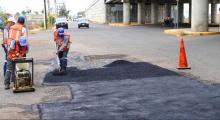 Reparación de baches en el municipio de Aguascalientes