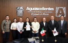 Tere Jiménez y empresarios