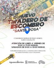 Nuevo tiradero de escombro Santa Rosa 