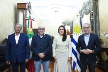 Tere Jiménez, Luis Alfredo Fratti Silveira y Santiago Wins Arnabal