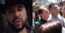 Fidel Rueda desata polémica por video con IA de Sheinbaum durante concierto en Michoacán