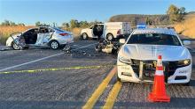 Muere motociclista tras fuerte choque en El Pedernal Primero