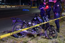 Accidente en motocicleta registrado la madrugada del 25 de diciembre