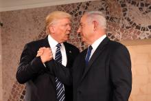 Benjamin Netanyahu y Donald Trump 