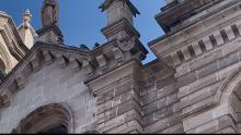 Cae bloque de fachada de Templo de La Purísima