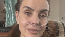 Alejandra Barros fue hospitalizada por neumonía 