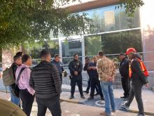 Evacúan edificio del ISSSTE en Aguascalientes tras sismo en Guerrero