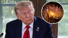 Trump dice que estudia "opciones muy fuertes" contra Irán