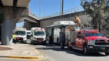 Los choferes de las unidades de transporte público iban jugando carreritas para ganar el pasaje
