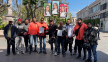 Repartidores se manifiestan en contra del impuesto de 2% a apps de entrega a domicilio; piden revés a la reforma