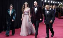 Se entregan los premios BAFTA en Londres con la presencia de los príncipes William y Kate