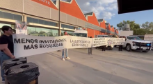 Observatorio de Violencia Social y de Género en Aguascalientes protesta en informe de Fiscal 