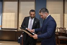 Omar García Harfuch y Kash Patel