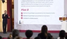 Sheinbaum anuncia que enviará este martes su “plan B” al Congreso