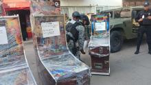 Operativo tragamonedas en Aguascalientes: decomisan más de 70