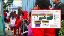 cambio en el calendario escolar