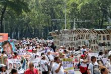 Madres buscadoras marchan en calles de la CDMX; piden justicia y actuación para encontrar a familiares