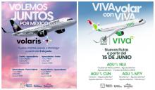Nuevas rutas aéreas