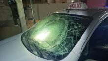 El descontrolado agresor, fue detenido por elementos de la Policía Estatal 