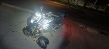 motociclista herido 