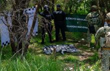 Autoridades aseguraron decenas de dosis de marihuana, cristal y cocaína tras un operativo conjunto; el responsable logró huir