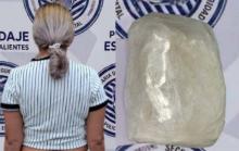 La sospechosa fue interceptada durante un operativo cerca de una gasolinera en la comunidad de Rancho Seco