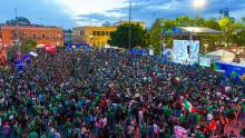 Aguascalientes: miles celebraron la victoria de México ante Ecuador en el Gigante Fan Fest