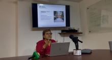 María del Carmen Corchado, Pdta. del Colegio de Economistas en Aguascalientes 