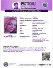 Ficha de búsqueda de Lucía 