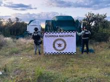 Guardia Nacional recupera dos tráileres robados con cobre de 20 millones de pesos; estaban ocultos en un rancho de Jalisco